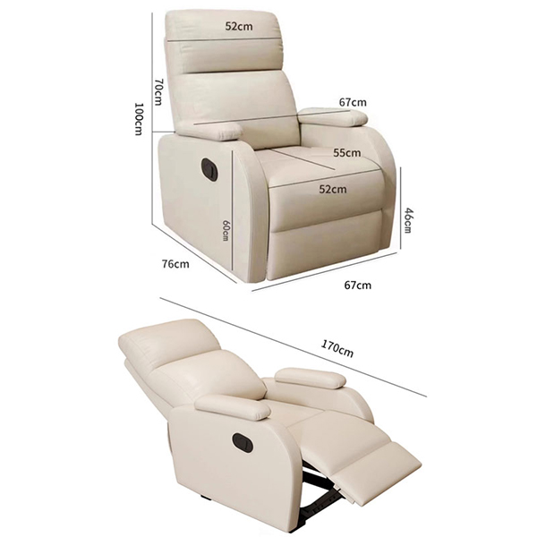 Ghế sofa thư giãn ngả thuỷ lực SR-20