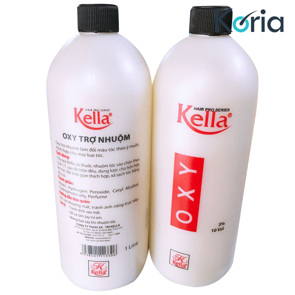 Oxy trợ nhuộm Kella 1000ml